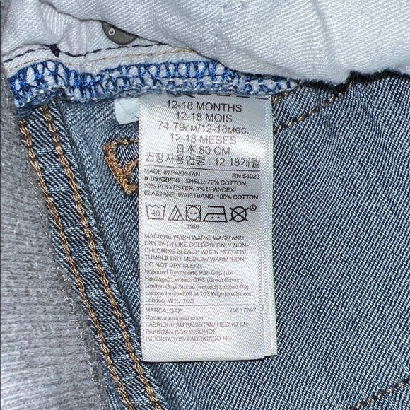 GAP Kids Light Blue Distressed Jeans - Picture 11 of 12